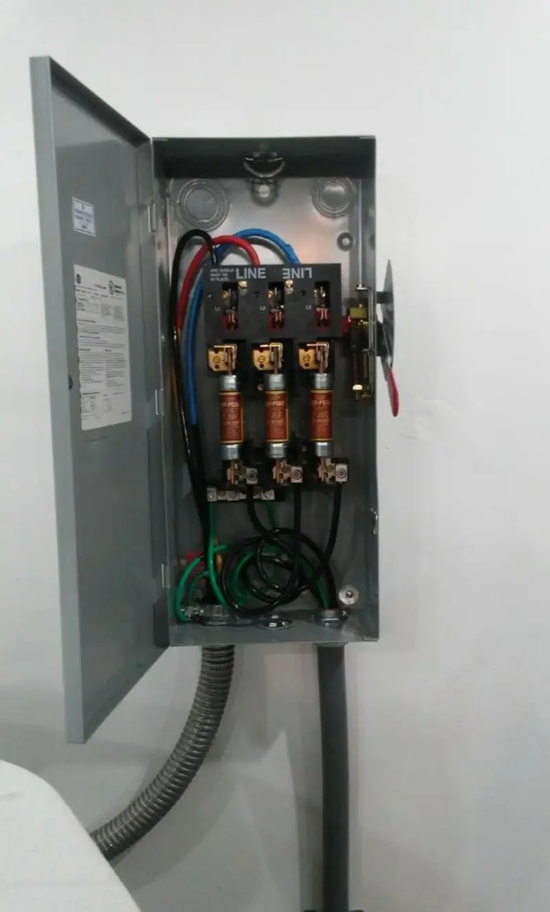 Three-phase disconnect switch installed for Electrical Wiring & Rewiring in Westerly